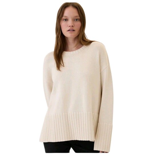 Gap Women's Oversized Crewneck 100% Cotton  Sweater Size Small - Picture 1 of 9